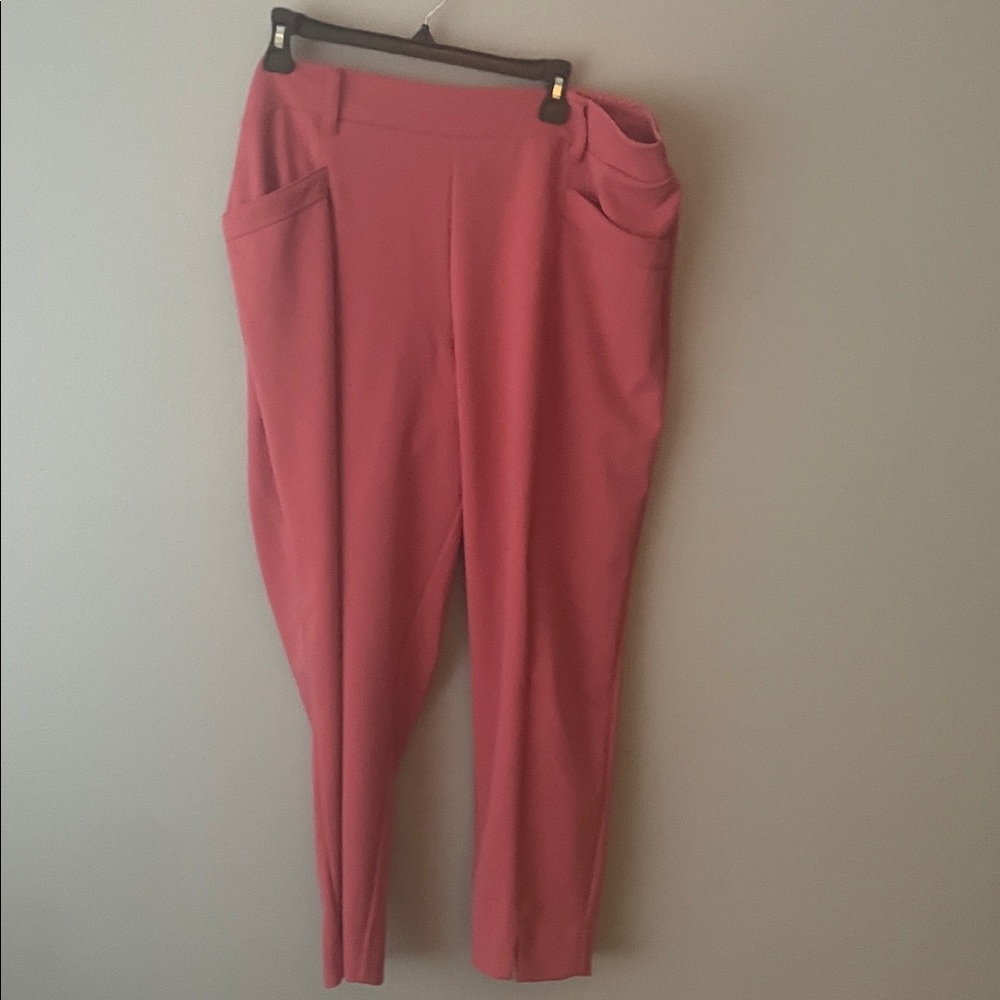 Maurices Vibrant Pink Ankle Pants